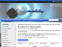 Tablet Screenshot of digimodely.cz
